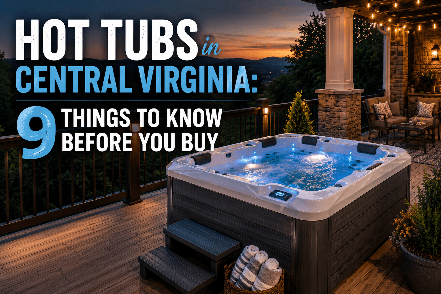 Hot Tubs in Central Virginia: 9 Buying Tips